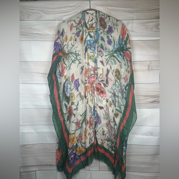 Beautiful Designer Inspired Floral Kimono/ Duster. Fairycore. Garden. Whimsical - Picture 1 of 9